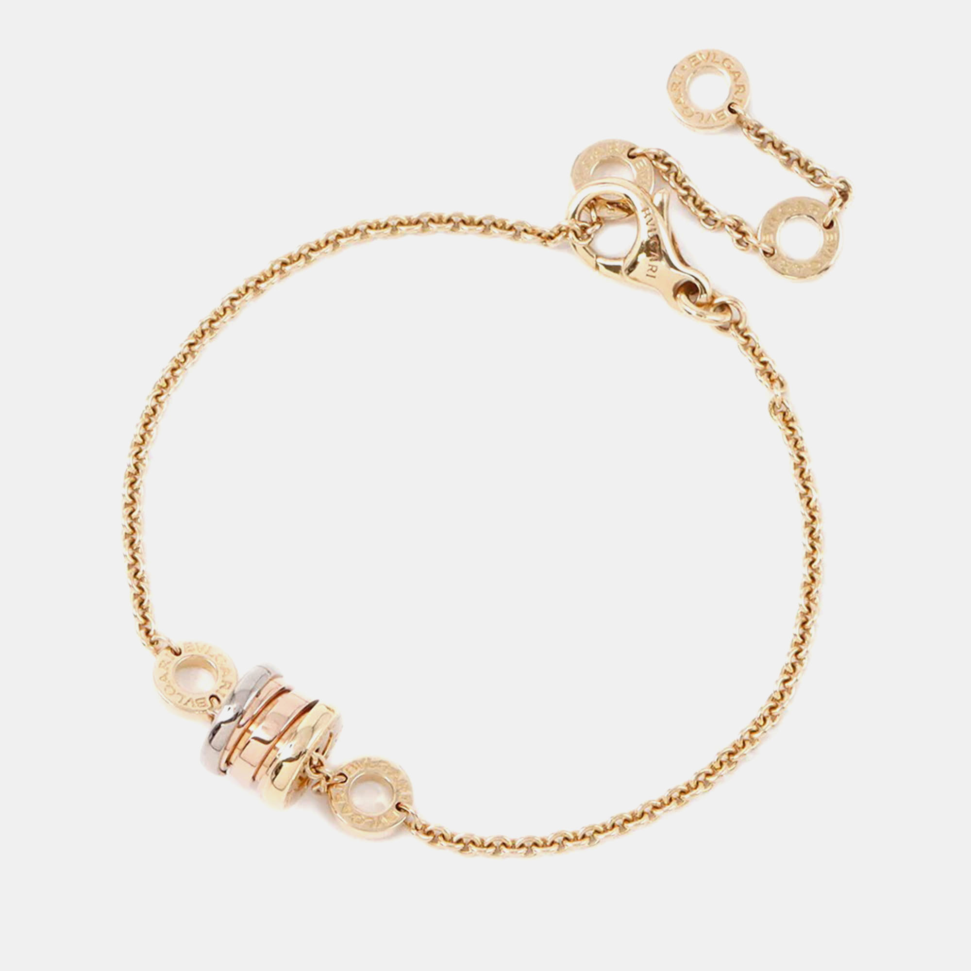 

Bvlgari 18K Yellow, White, Rose Gold B.Zero1 Element Bracelet