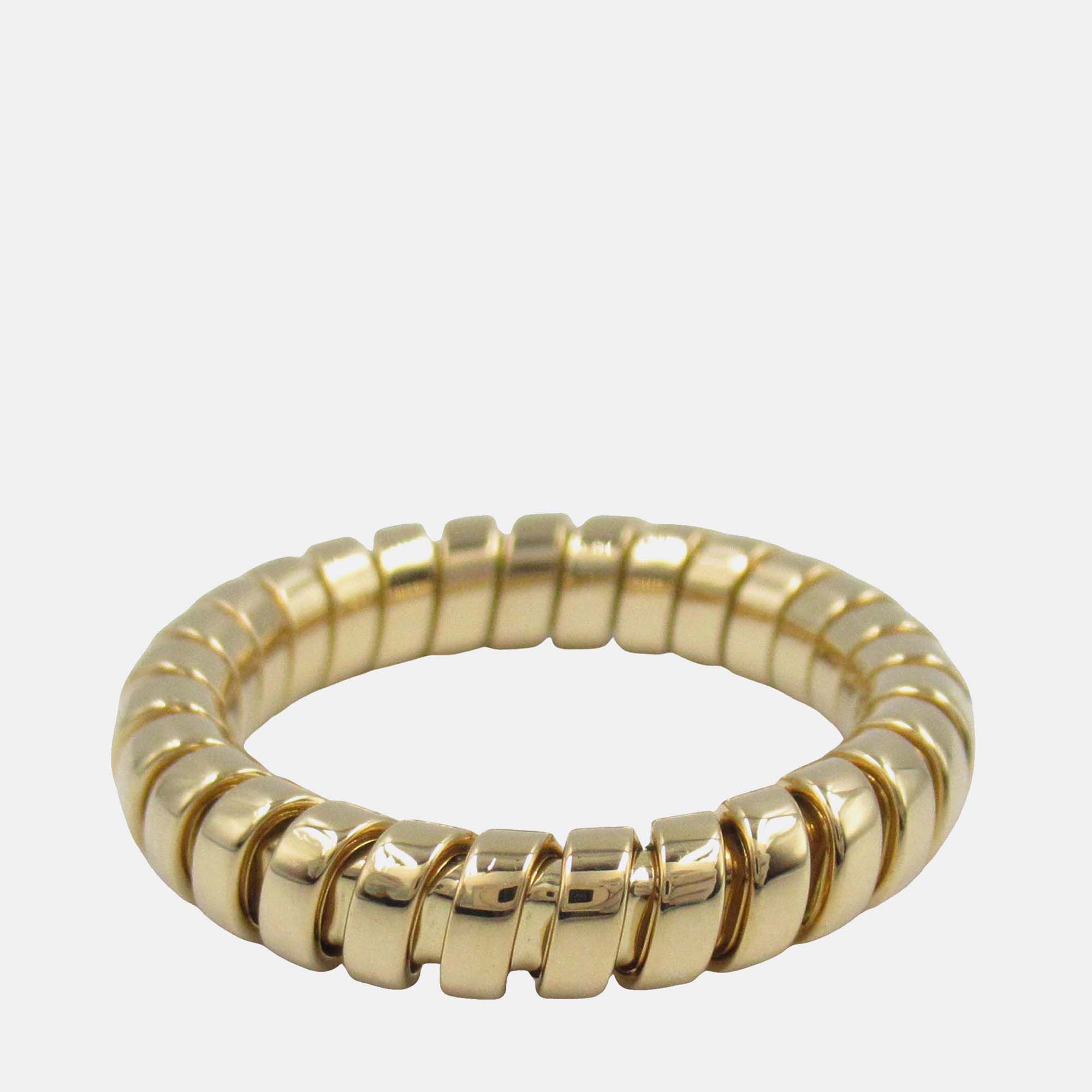 

Bvlgari 18K Yellow Gold Tubogas Ring EU 52