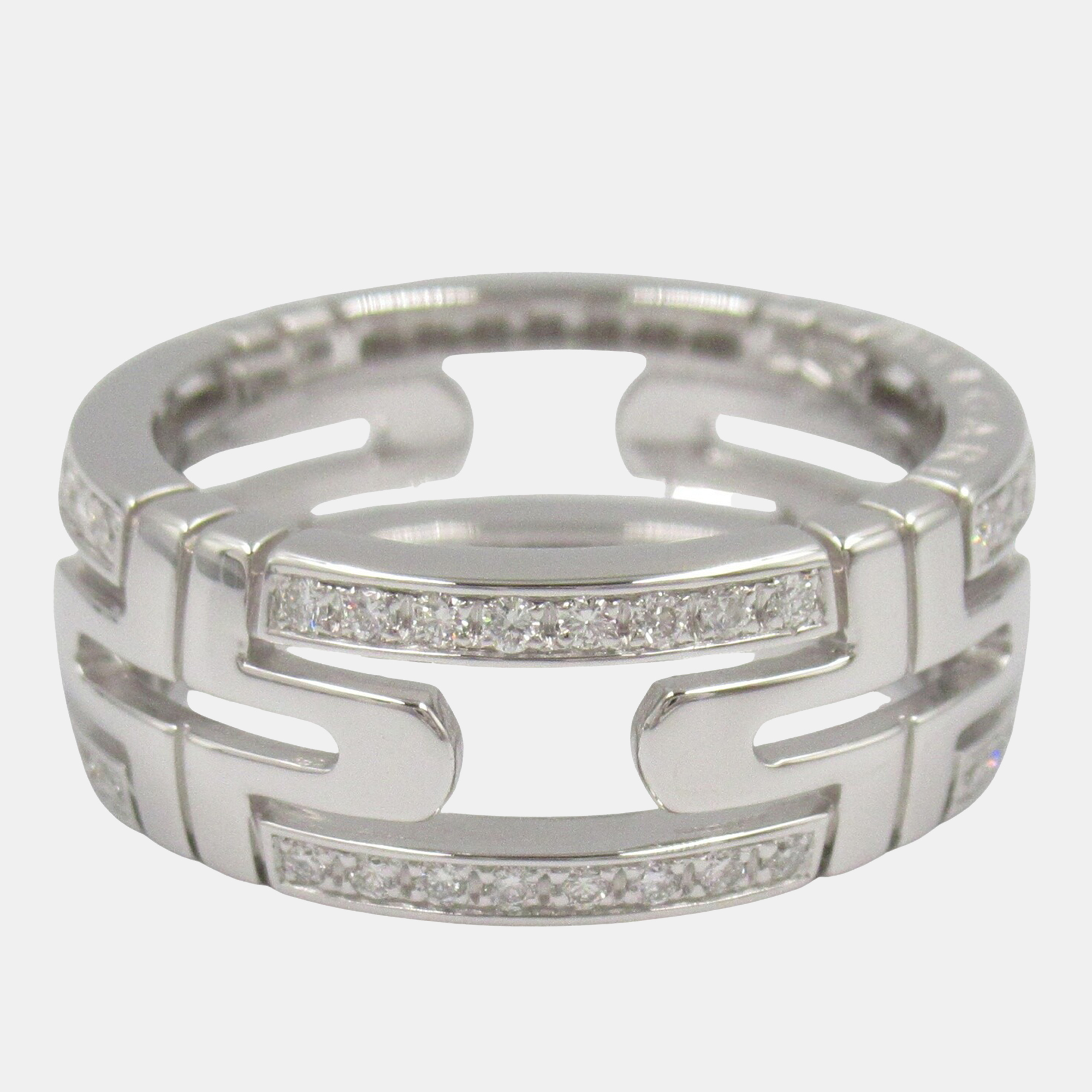 

Bvlgari Parentesi Small 18K White Gold Diamond Ring