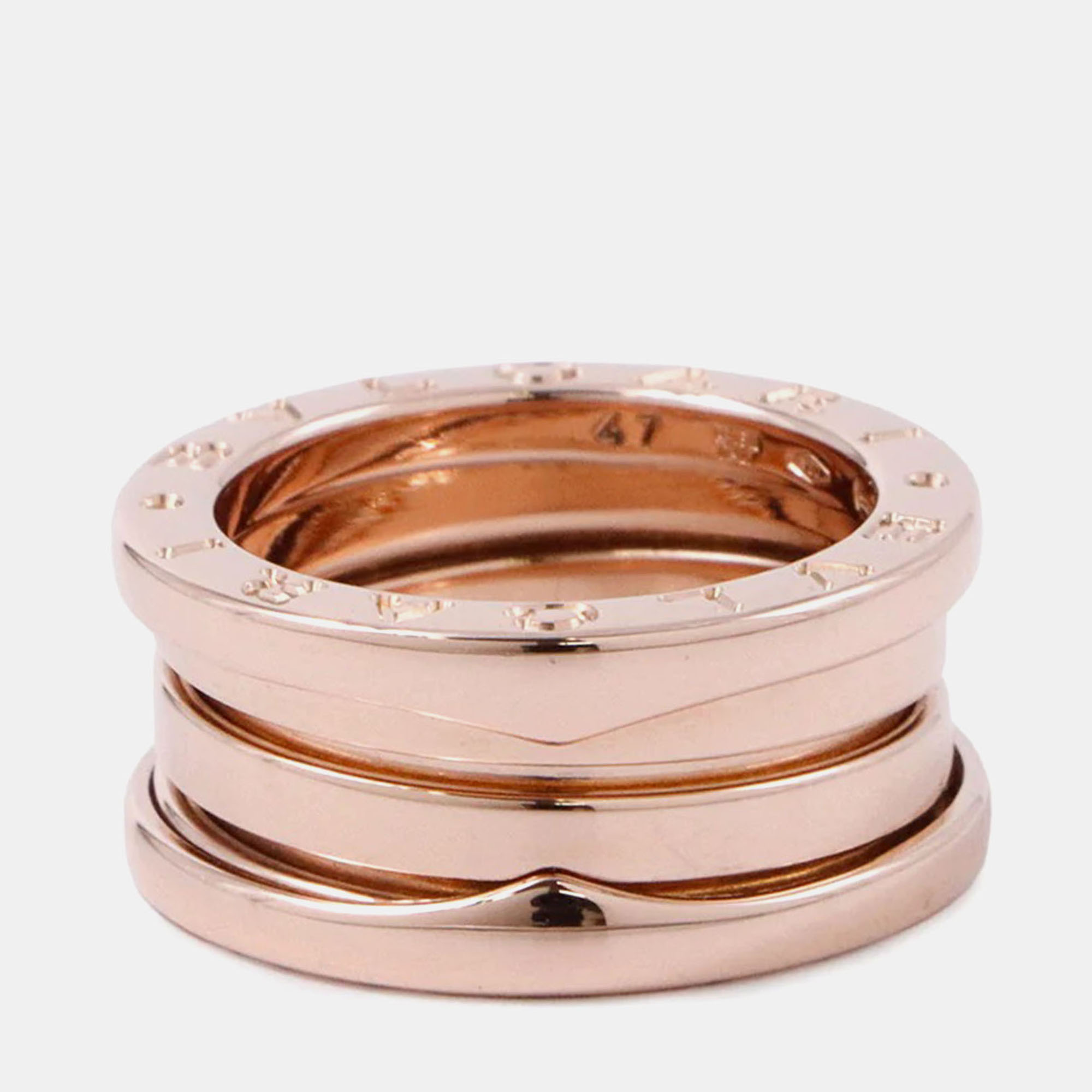 

Bvlgari B.Zero1 18K Rose Gold Band Ring EU 47