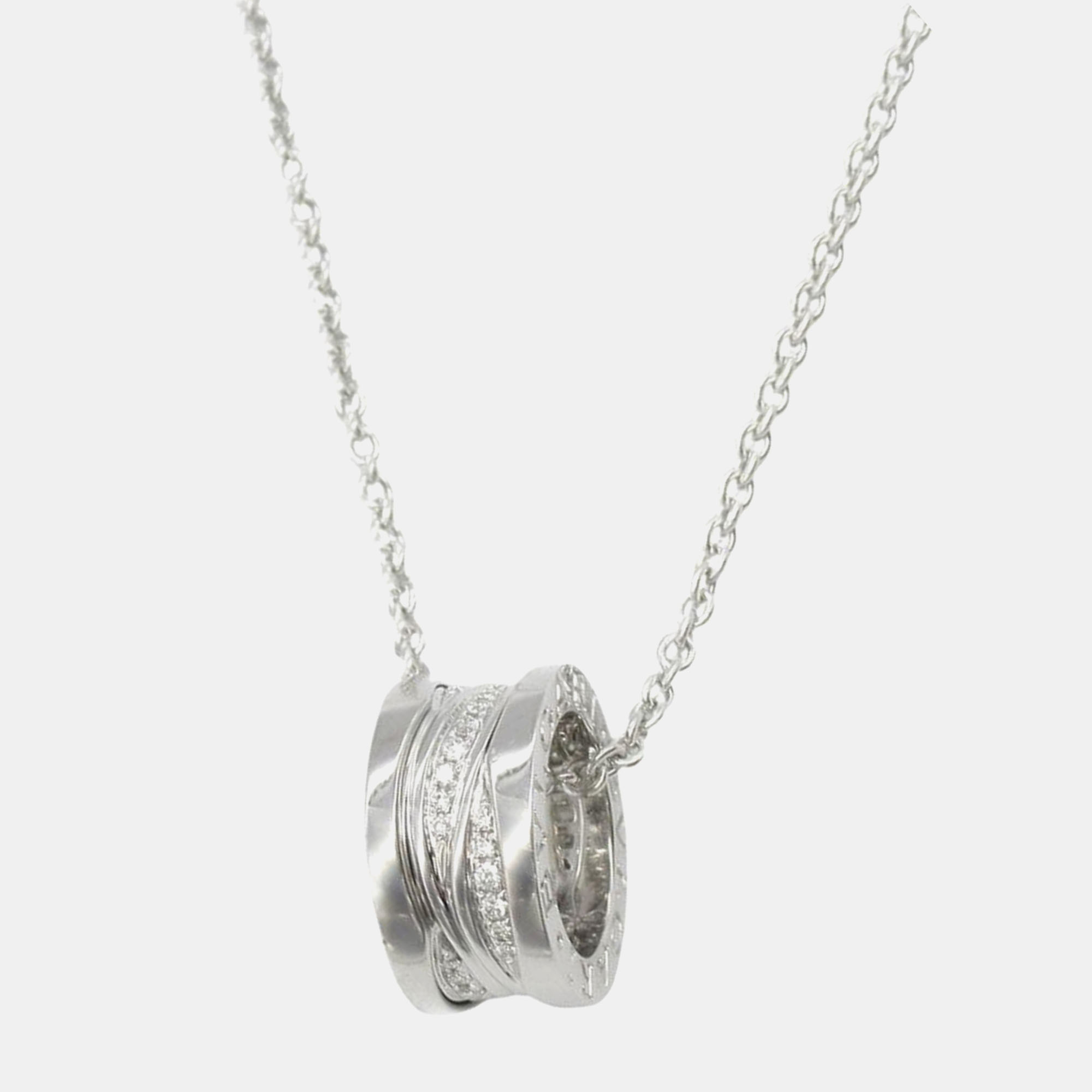 

Bvlgari B-Zero1 18K White Gold Diamond Necklace
