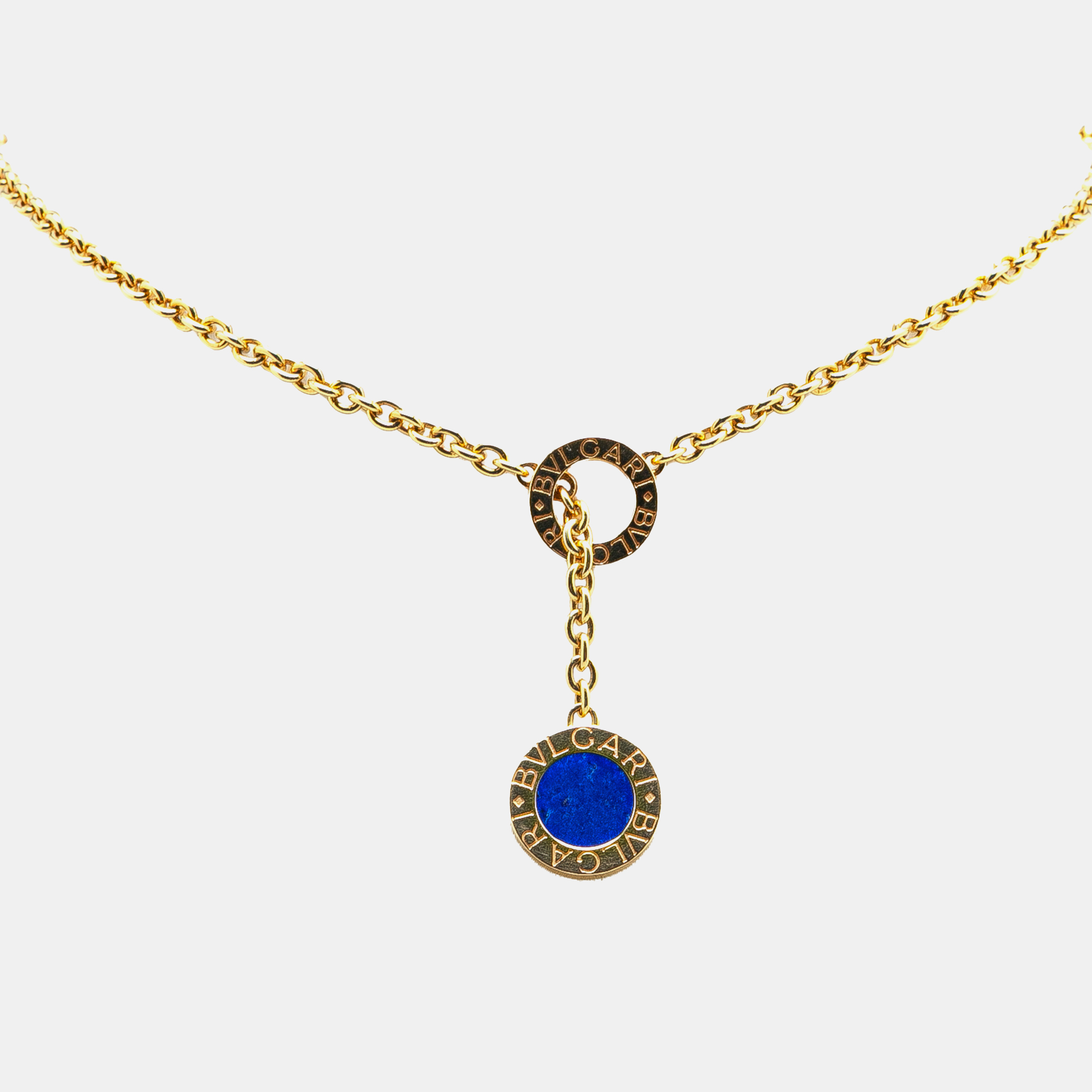 

Bvlgari 18K Yellow Gold Lapis Lazuli and Rhodochrosite Necklace