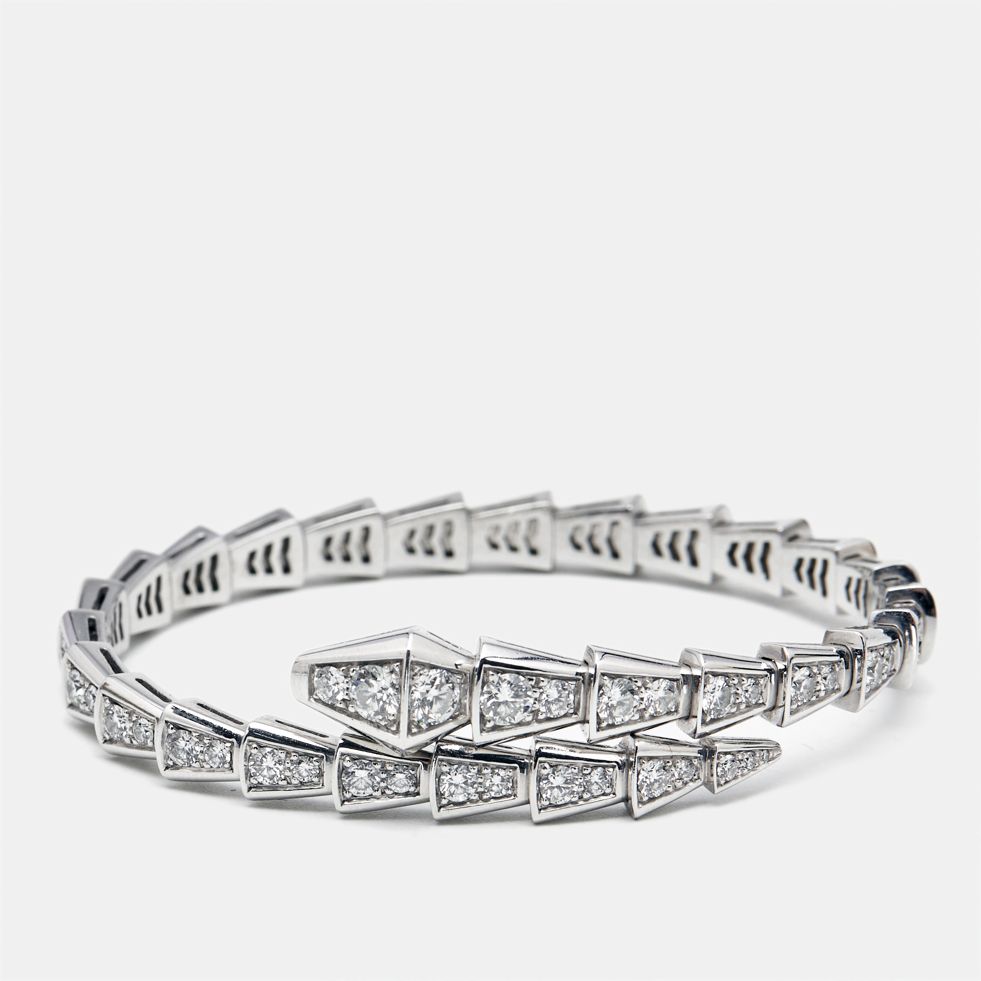

Bvlgari Viper Diamonds 18k White Gold Bracelet