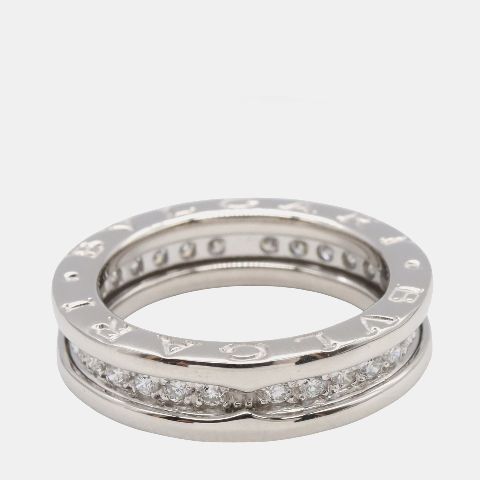 

Bvlgari B.Zero1 18K White Gold, Diamond Ring EU