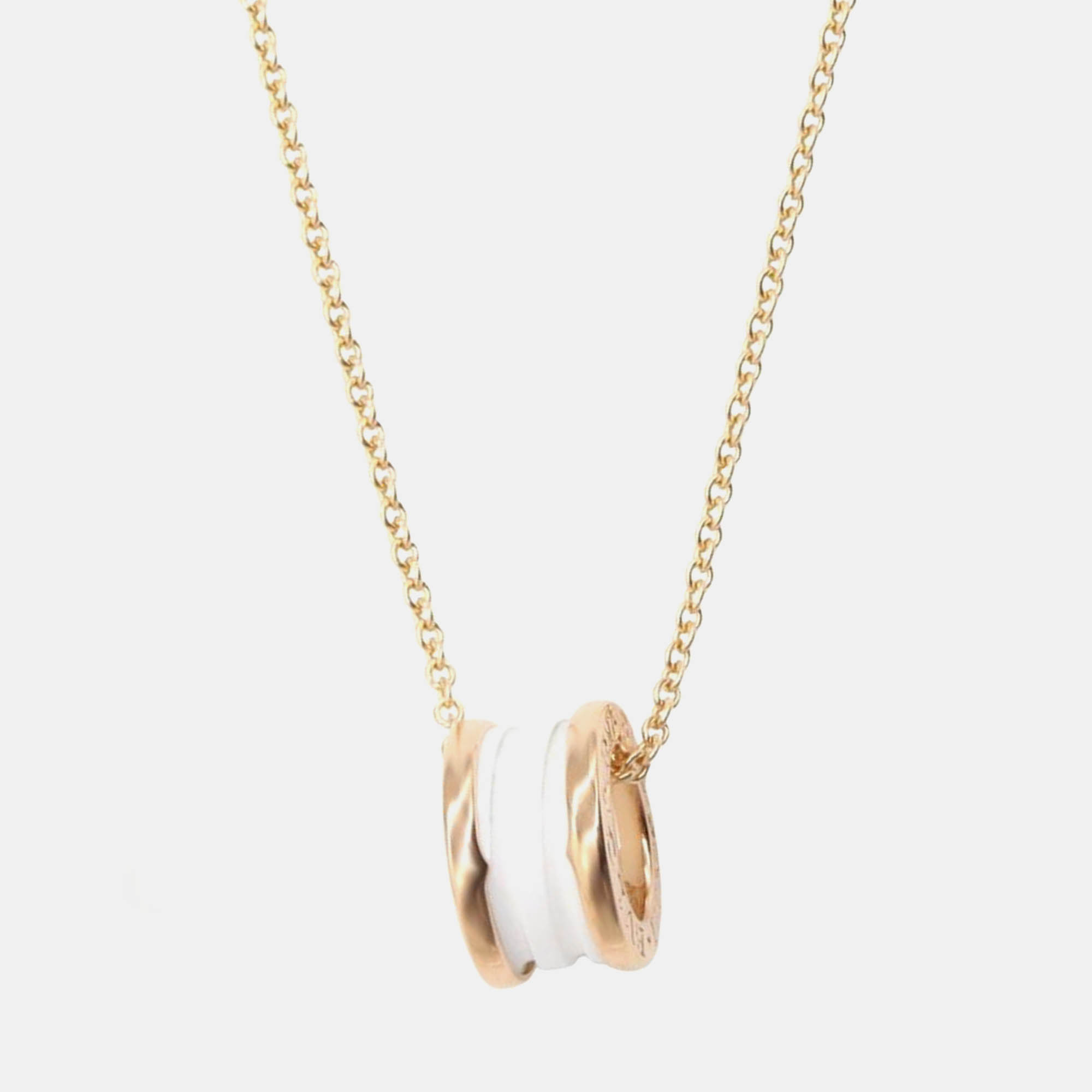 

Bvlgari B.Zero1 18K Rose Gold and Ceramic Pendant Necklace