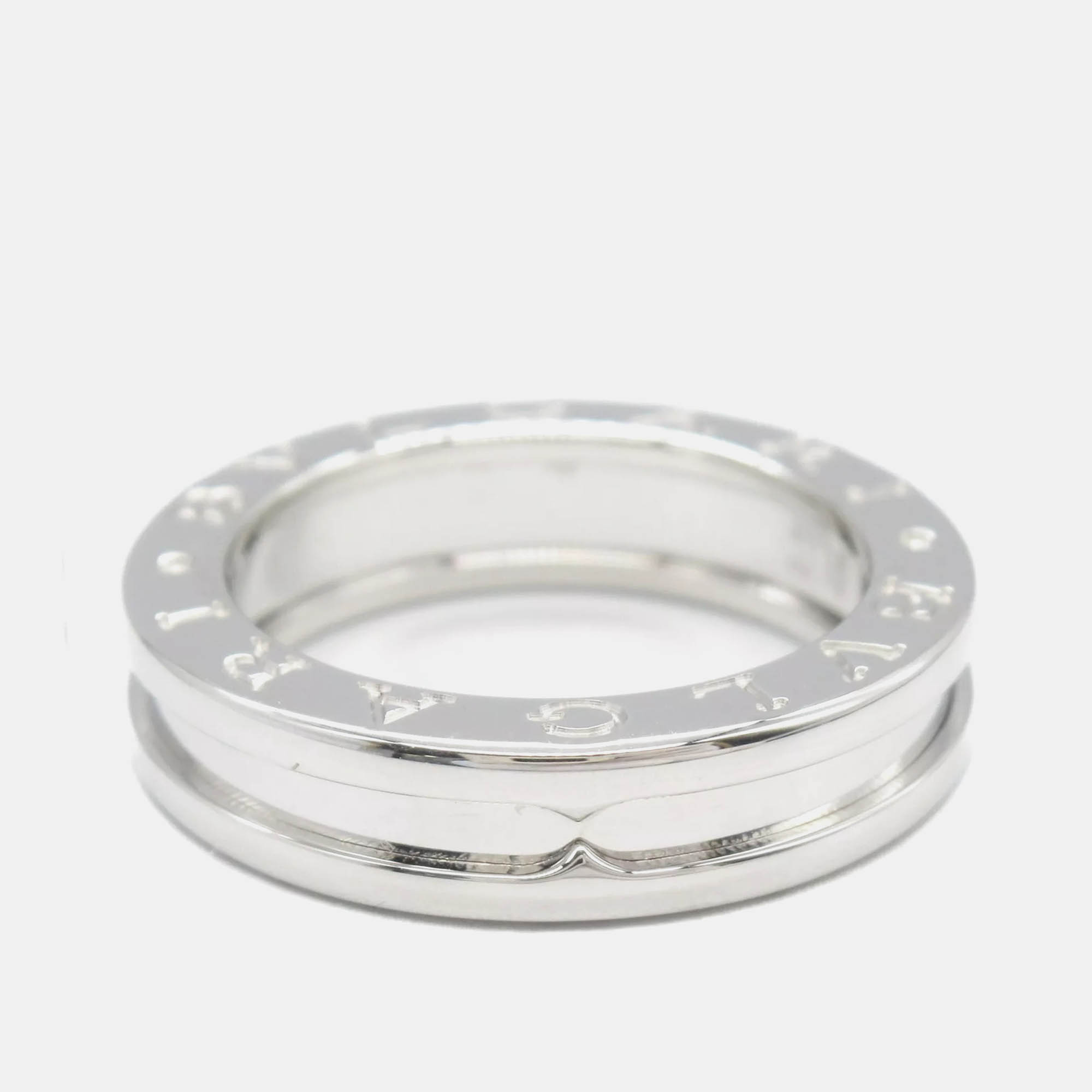 

Bvlgari B.Zero1 1-Band 18K White Gold Ring EU