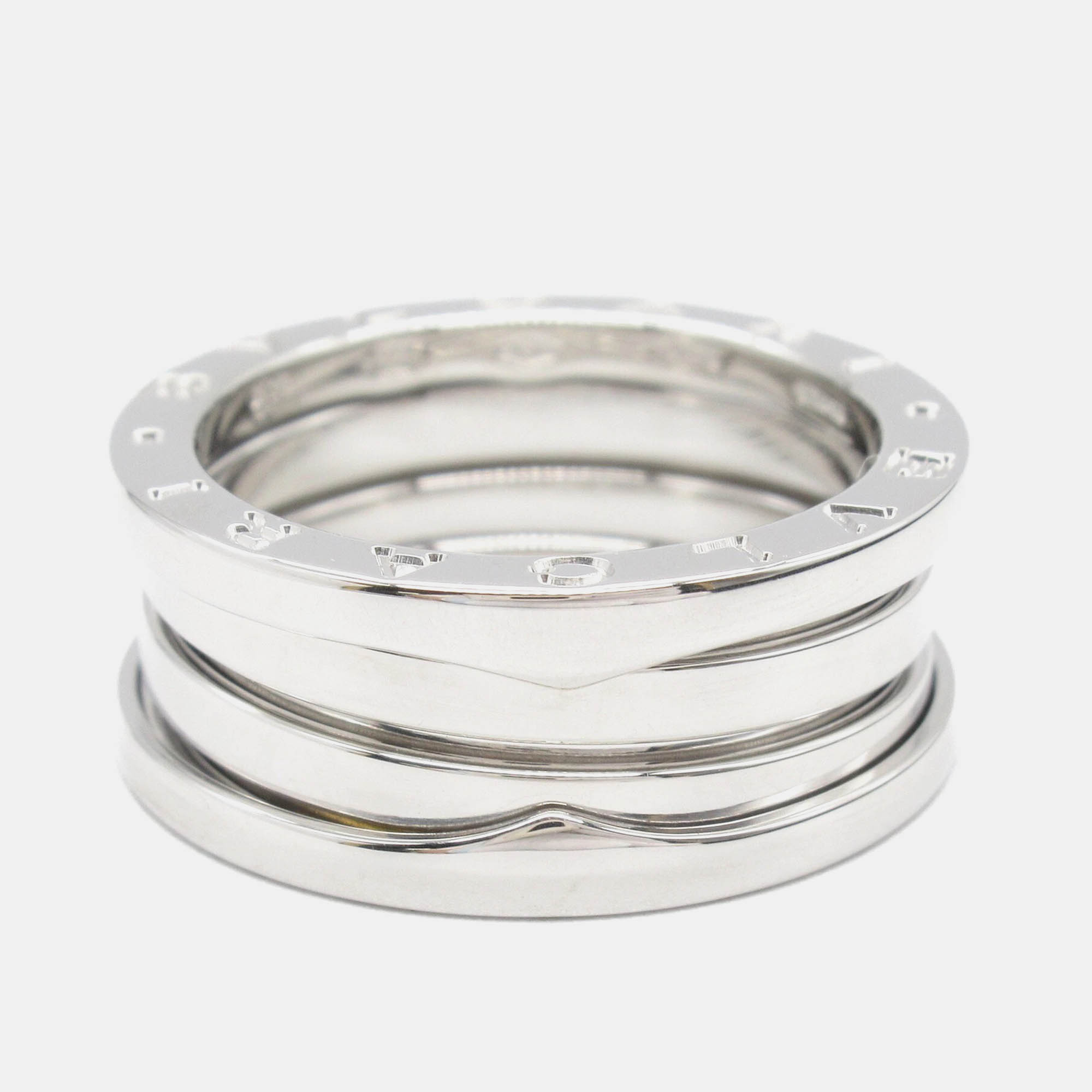 

Bvlgari B.Zero1 3-Band 18K White Gold Ring EU