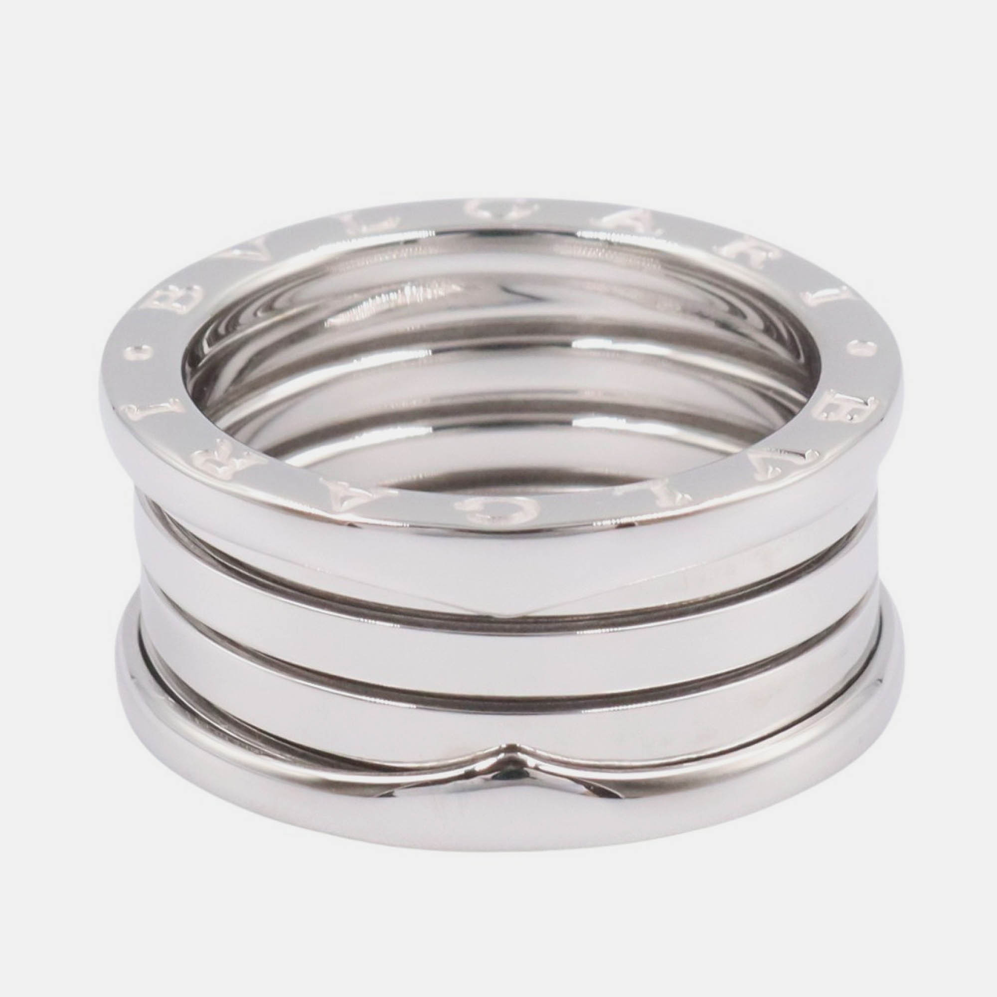 

Bvlgari B.Zero1 4-Band 18K White Gold Ring EU