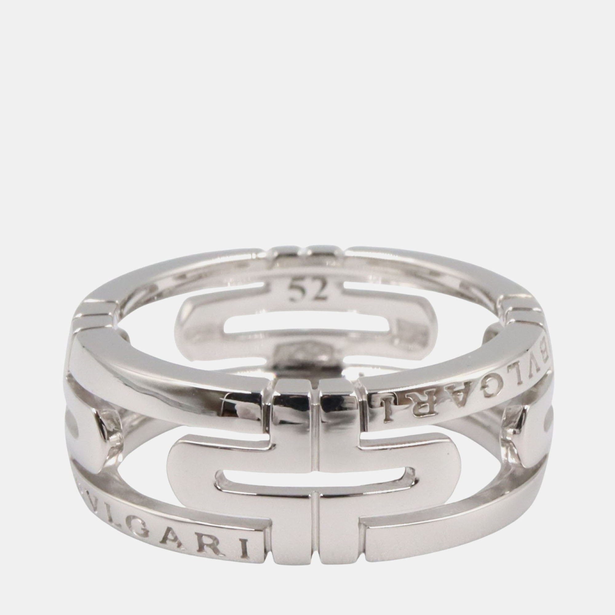 

Bvlgari Parentesi 18K White Gold Band Ring EU