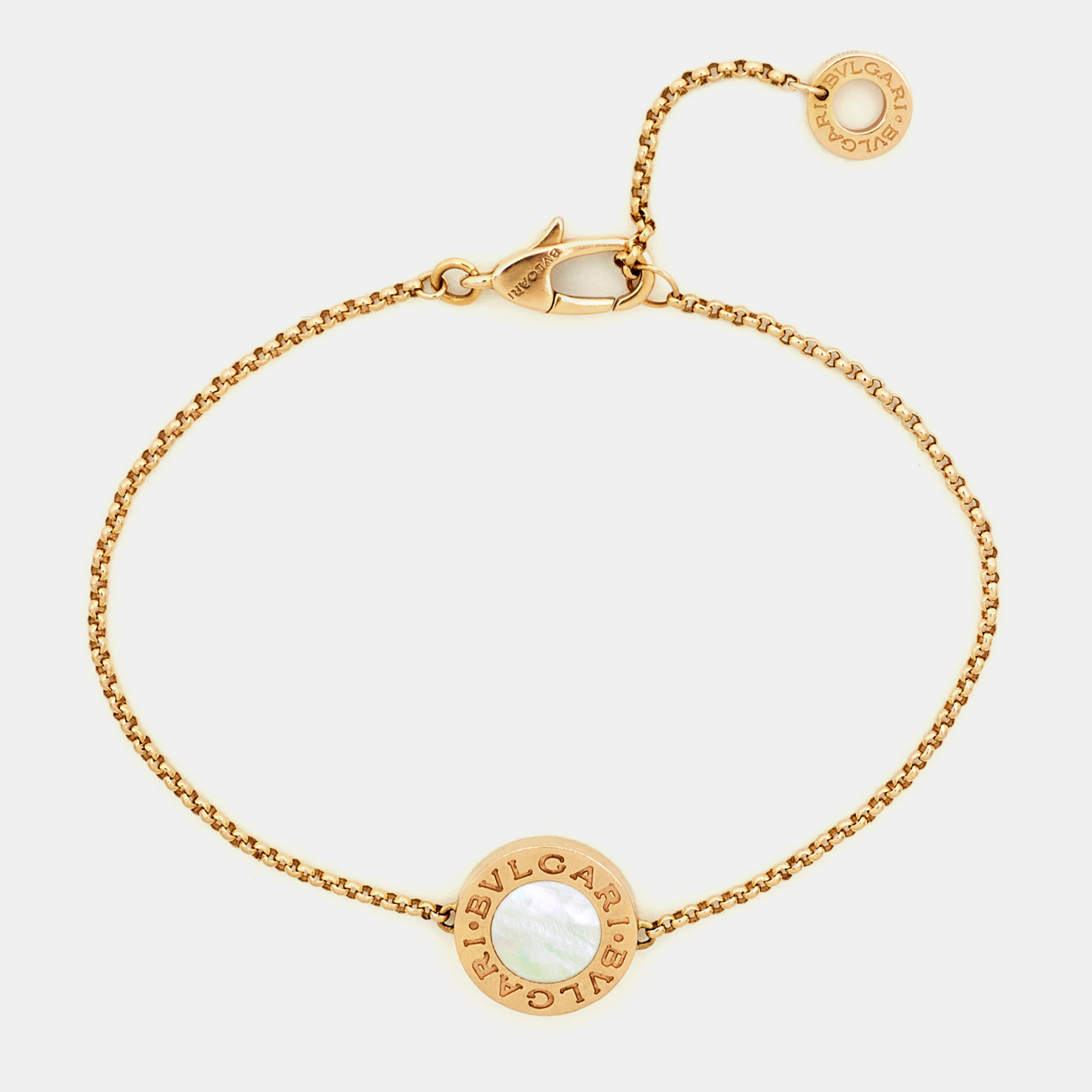 

Bvlgari Bvlgari Mother of Pearl 18k Rose Gold Bracelet SM