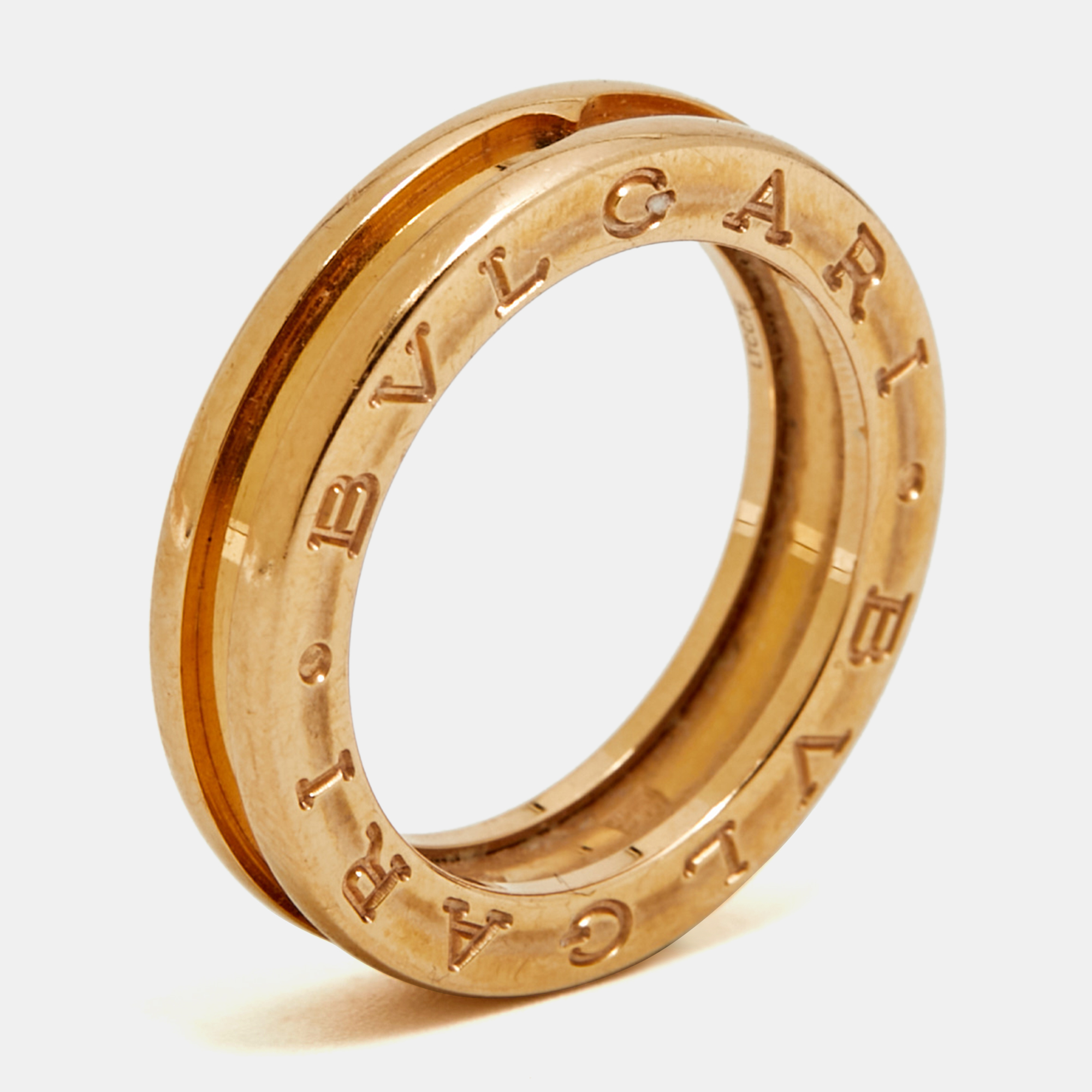 

Bvlgari B.Zero1 1-Band 18k Rose Gold Ring Size