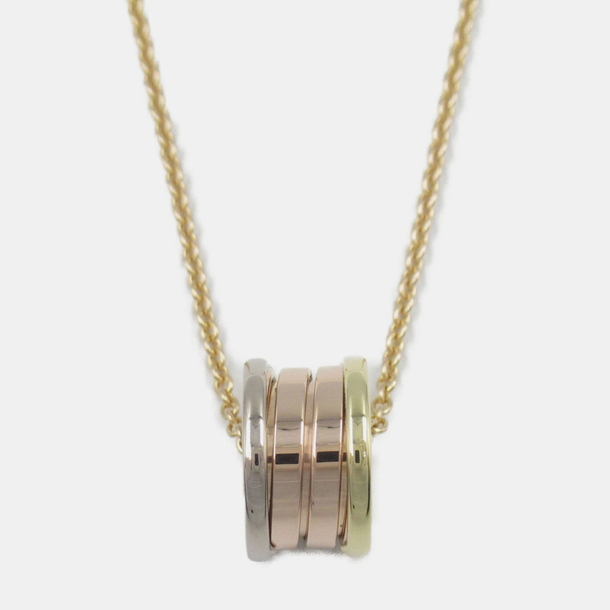 

Bvlgari B.zero1 18K Yellow, Rose, and White Gold Necklace