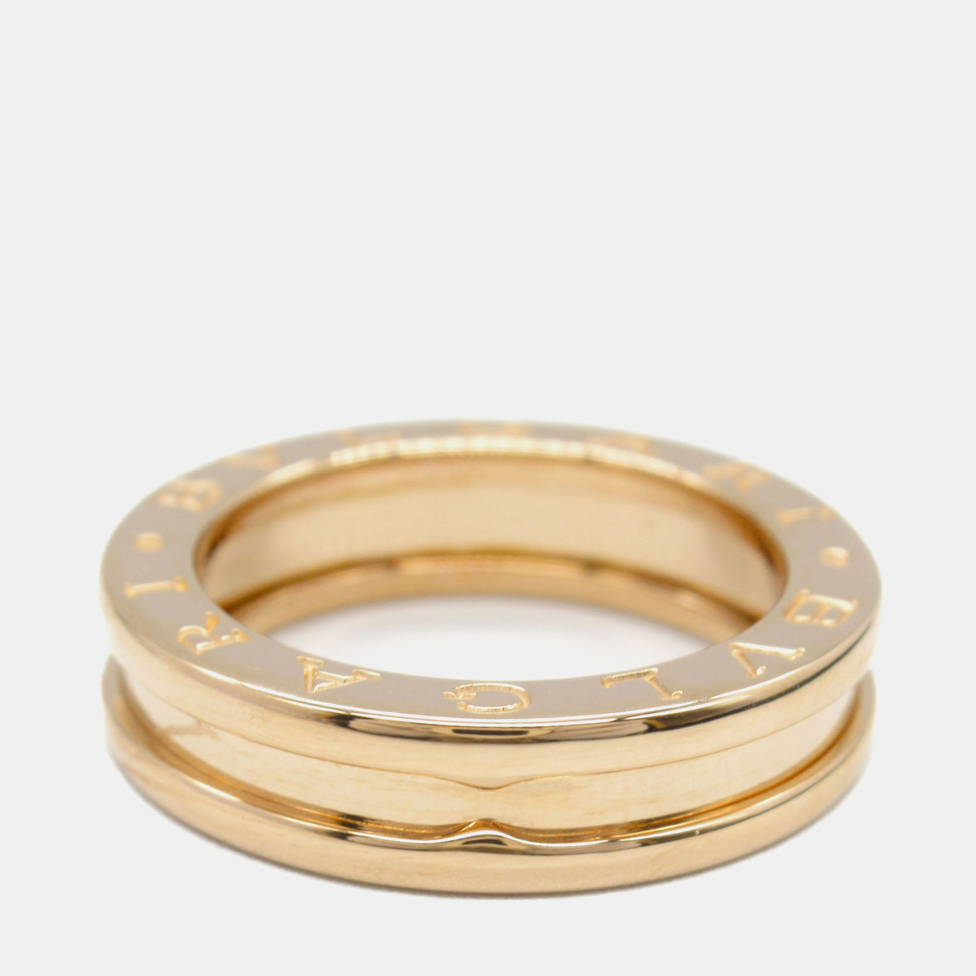 

Bvlgari B.Zero1 18K Rose Gold Band Ring EU 49