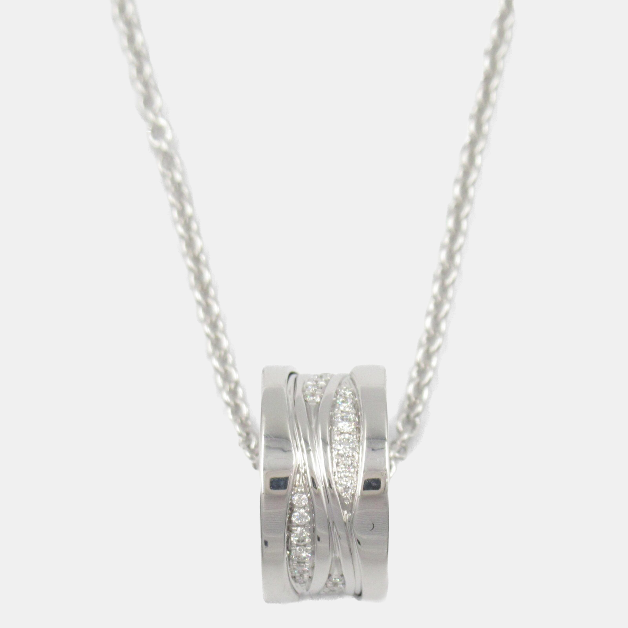 

Bvlgari B.zero1 Legend 18K White Gold and Diamond Pendant Necklace