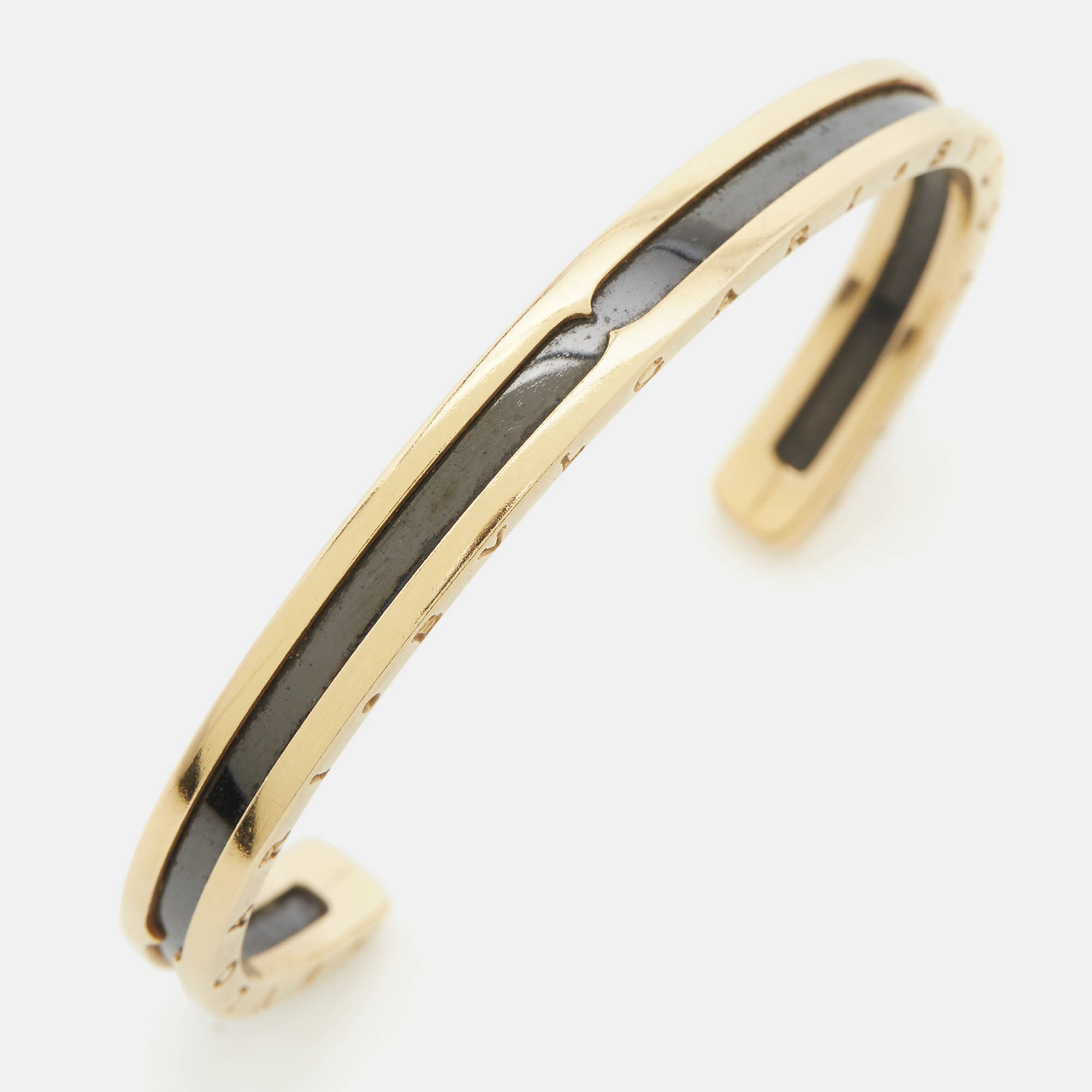 

Bvlgari B Zero 18K Rose Gold Black Coated Steel Bracelet