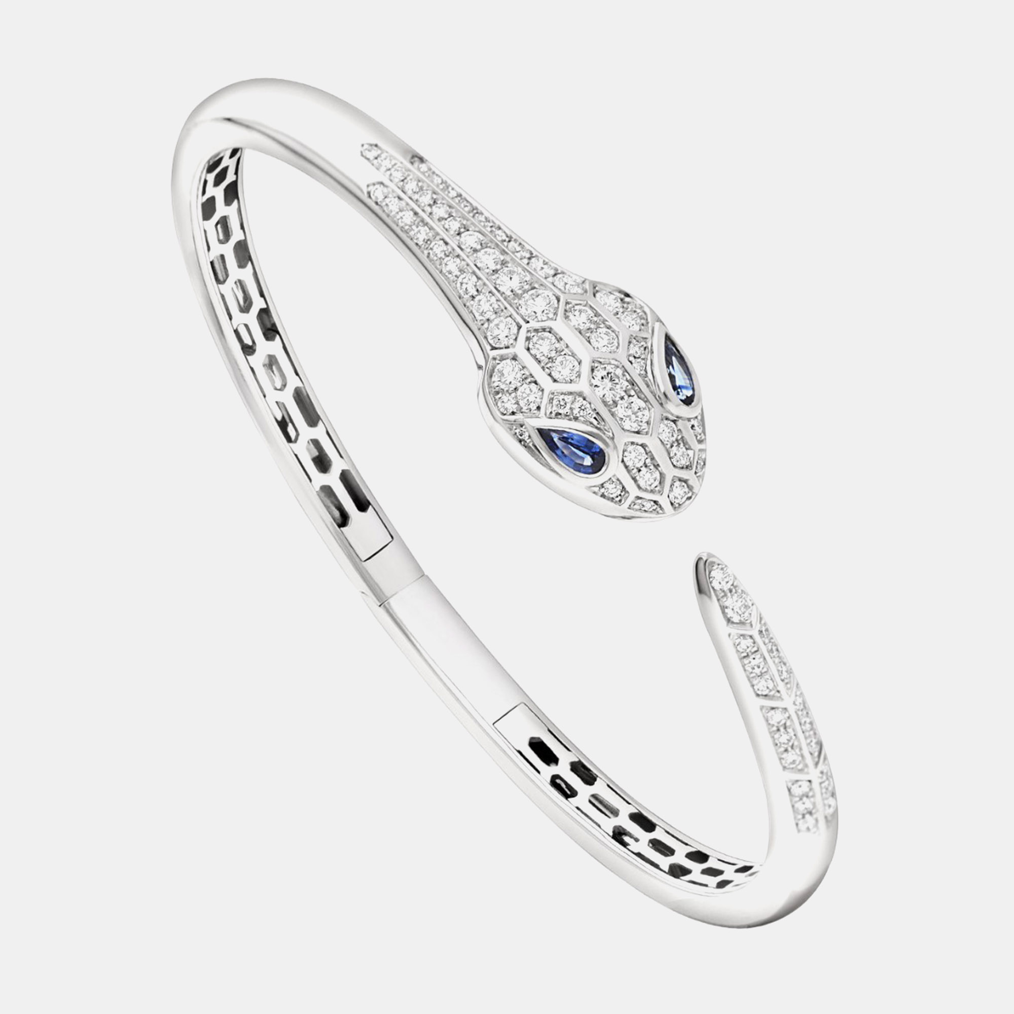 

Bvlgari Serpenti Seduttori Diamond Set 18k White Gold Bracelet Size