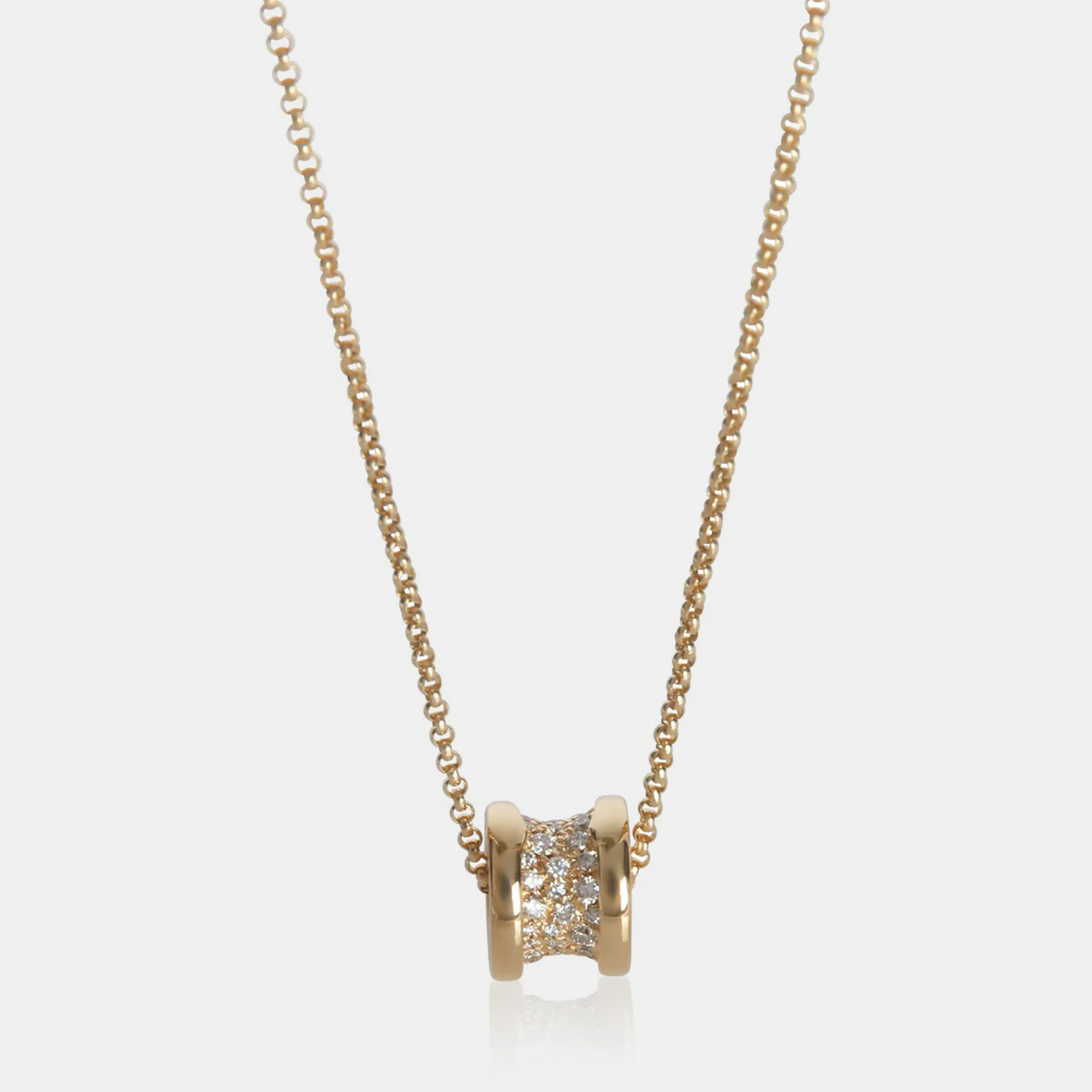 

Bvlgari B.Zero1 18K Yellow Gold, Diamond Necklace