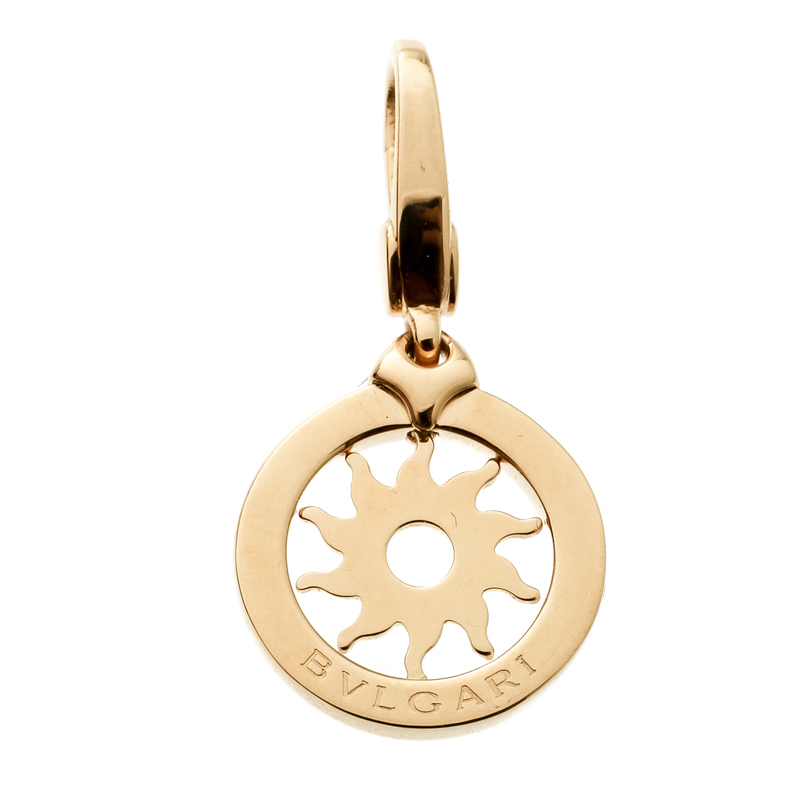 Bvlgari Tondo Sun 18k Yellow Gold Charm