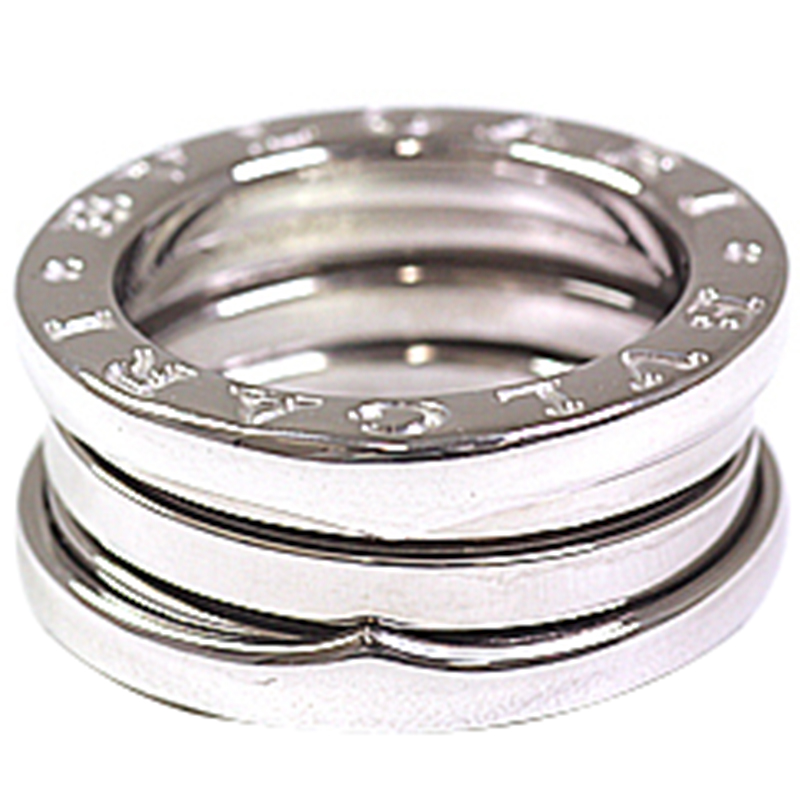 

Bvlgari B.Zero1 3-Band 18K White Gold Ring Size, Silver