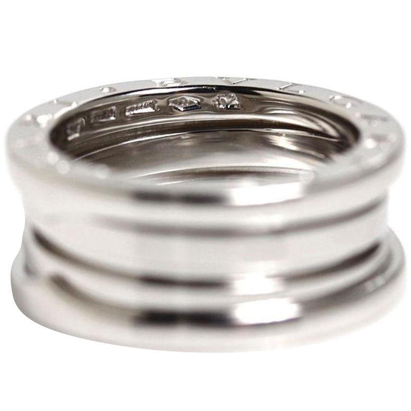 

Bvlgari B.Zero1 3-Band 18K White Gold Ring Size, Silver