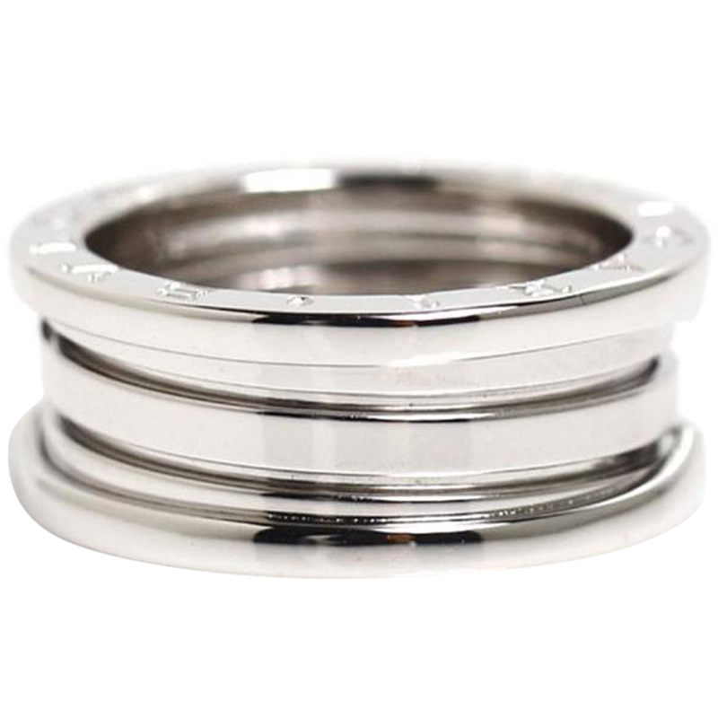 

Bvlgari B.Zero1 3-Band 18K White Gold Ring Size, Silver