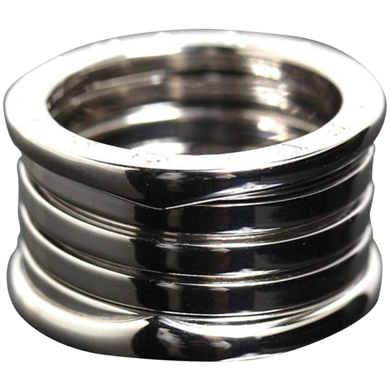 

Bvlgari B.Zero1 4-Band 18K White Gold Ring Size, Silver