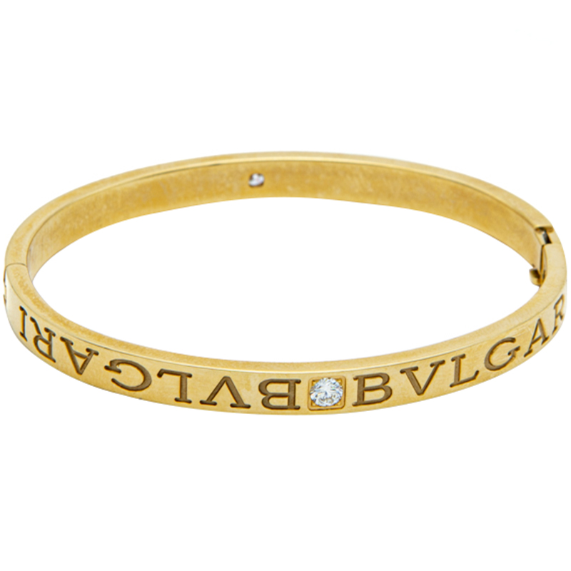 

Bvlgari 18K Yellow Gold Bvlgari Bracelet With Diamond