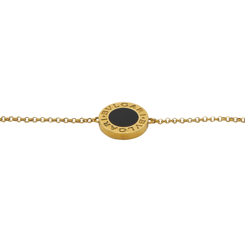 

Bvlgari Bvlgari 18K Yellow Gold & Onyx Bracelet