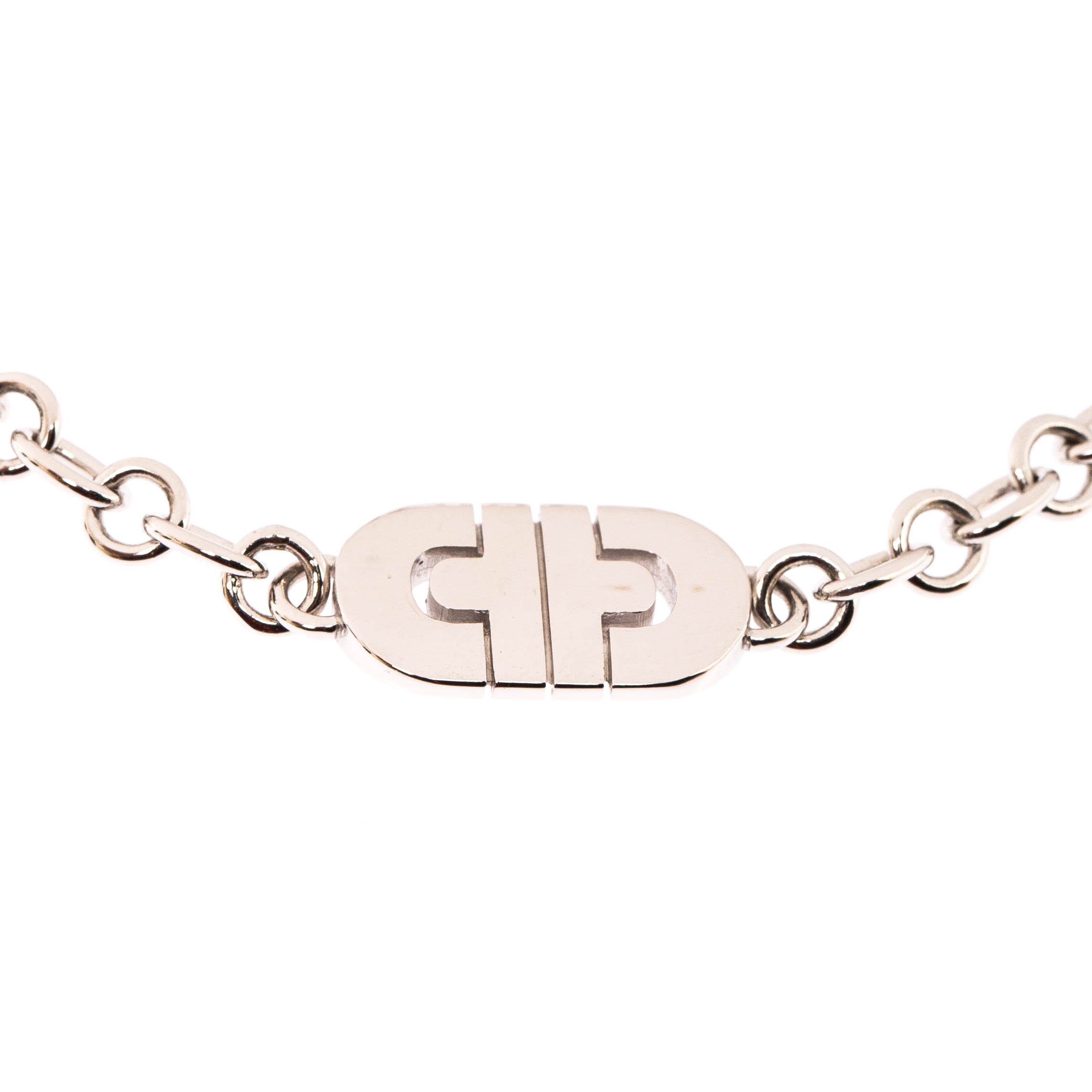 

Bvlgari Parentesi 18k White Gold Chain Link Station Bracelet