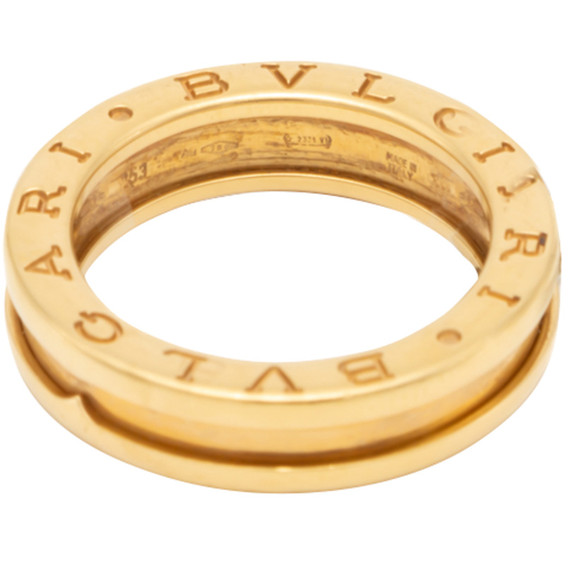 

Bvlgari 18K Yellow Gold B.Zero 1 Band Ring Size