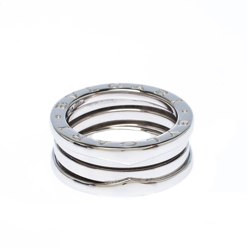 

Bvlgari B.Zero1 3-Band 18k White Gold Ring Size