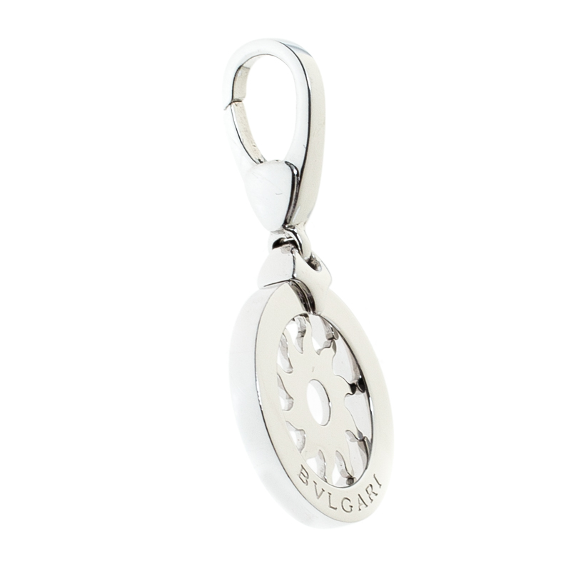 

Bvlgari Tondo Sun Sole 18k White Gold Charm Pendant