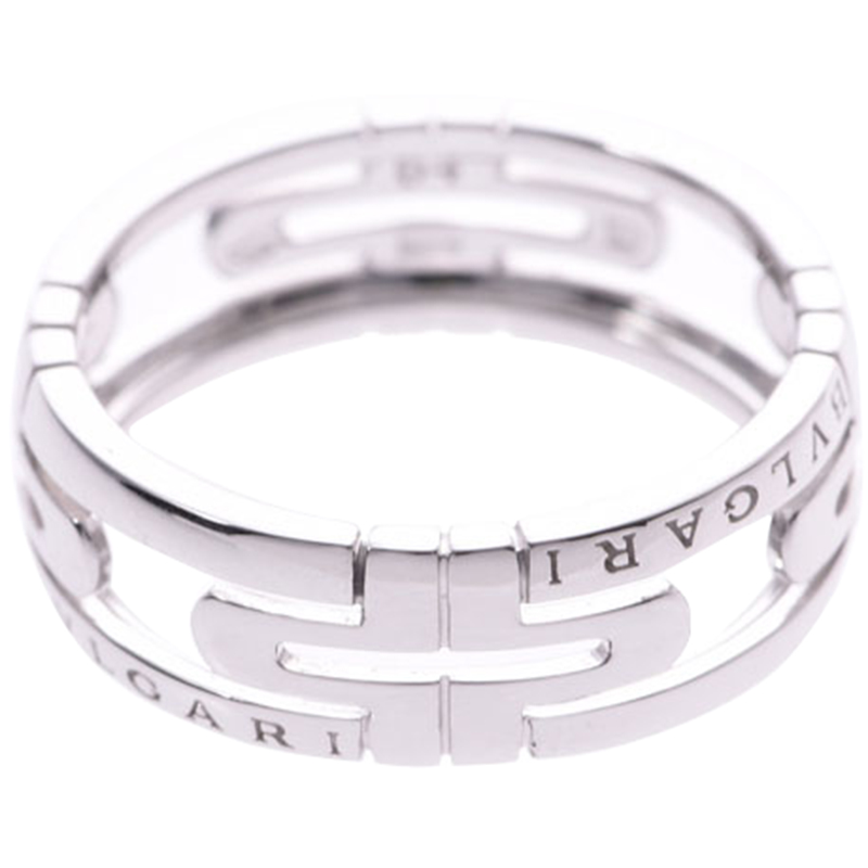 

Bvlgari Parenting 18K White Gold Ring Size, Silver