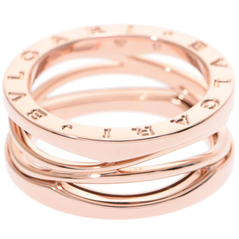 

Bvlgari B.Zero 18K Rose Gold Ring Size, Pink