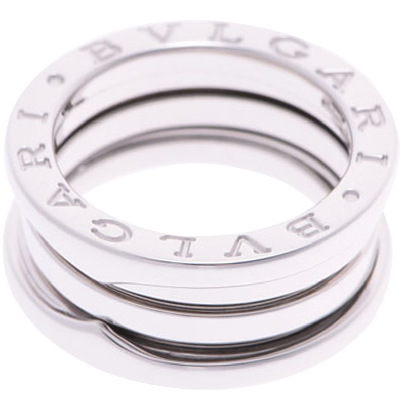 

Bvlgari B.Zero1 3-Band 18k White Gold Band Ring Size, Silver