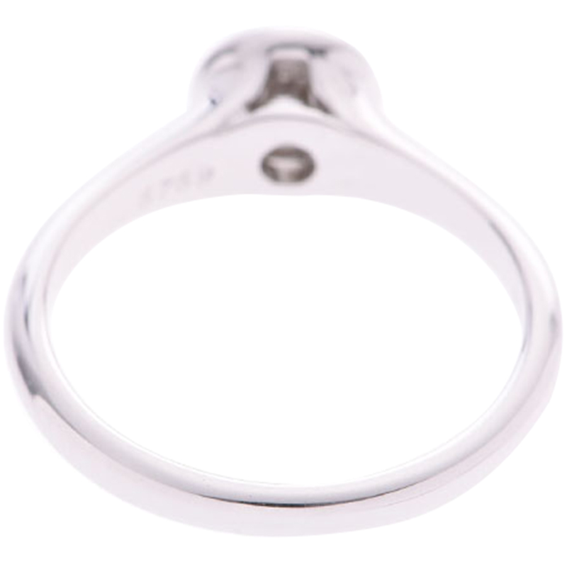 

Bvlgari Diamond And 18K White Gold Ring Size, Silver