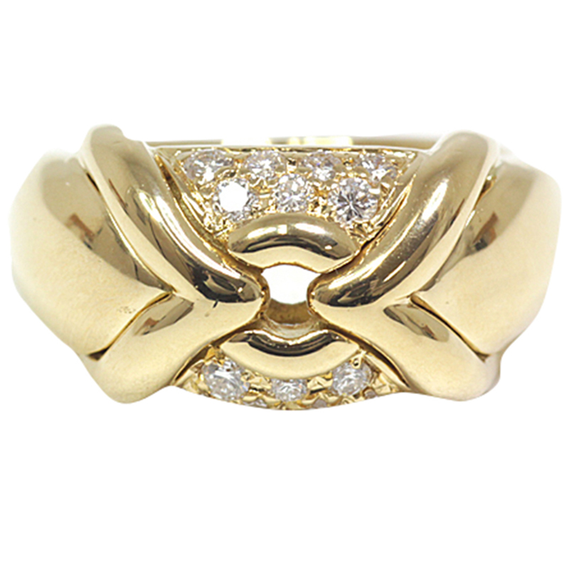 

Bvlgari Trica Diamond 18K Yellow Gold Ring Size