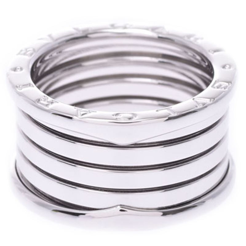 

Bvlgari B.Zero1 4-Band 18k White Gold Band Ring Size, Silver