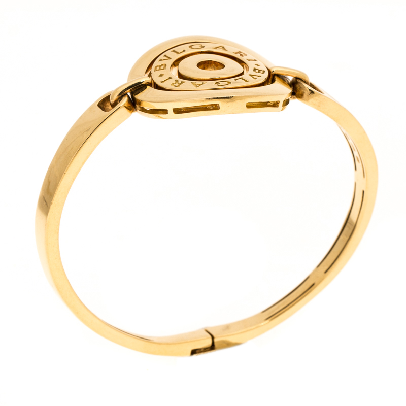 

Bvlgari Cerchi Astrale 18K Yellow Gold Shield Bangle Bracelet