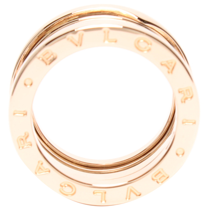 

Bvlgari B.Zero1 4-Band 18k Pink Gold Band Ring Size