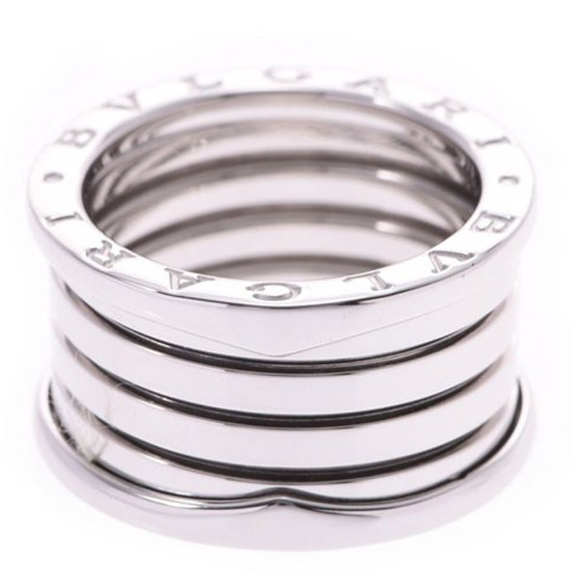 

Bvlgari B.Zero1 4-Band 18k White Gold Band Ring Size