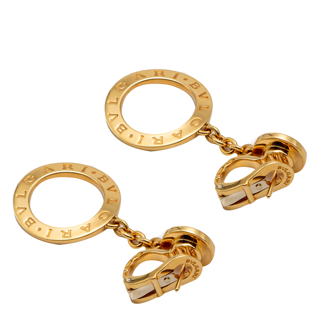 

Bvlgari Yellow Gold & Mother Of Pearl Bvlgari Bvlgari Earrings