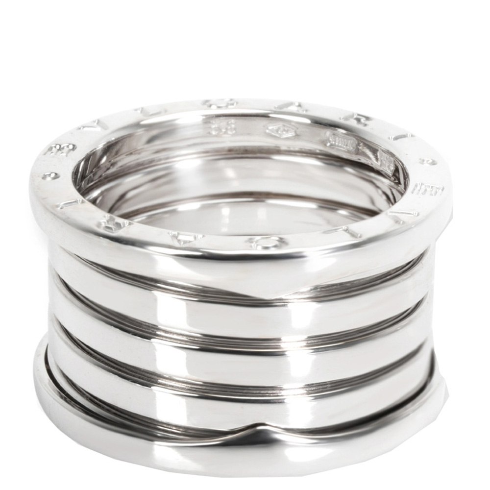 

Bvlgari B.zero1 18K White Gold Four Band Ring Size