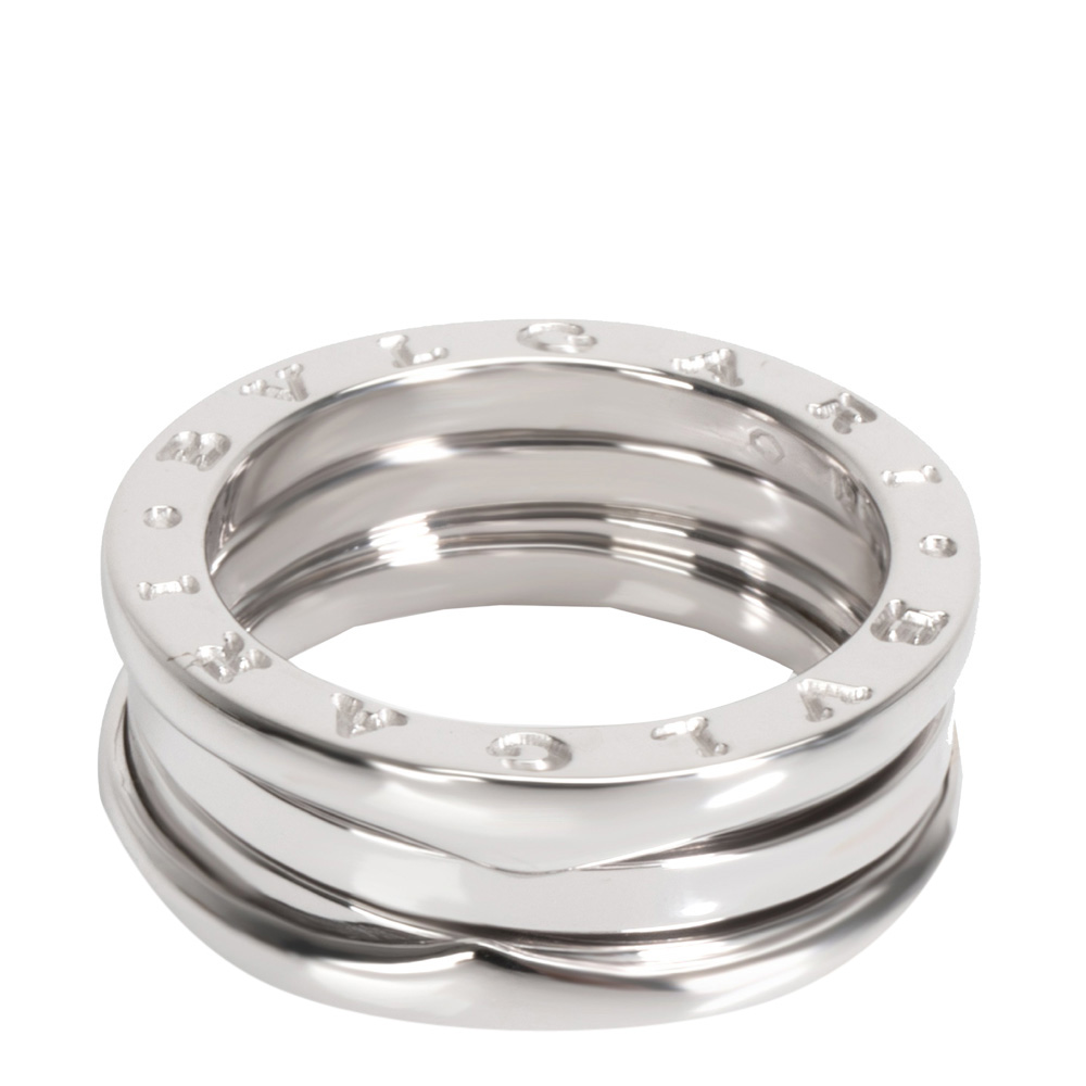 

Bvlgari 18K White Gold Three Band B.zero1 Ring Size