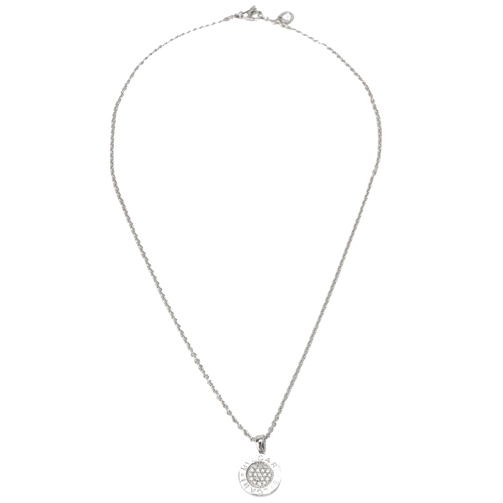 

Bvlgari Bvlgari 18K White Gold Diamond Pendant Necklace