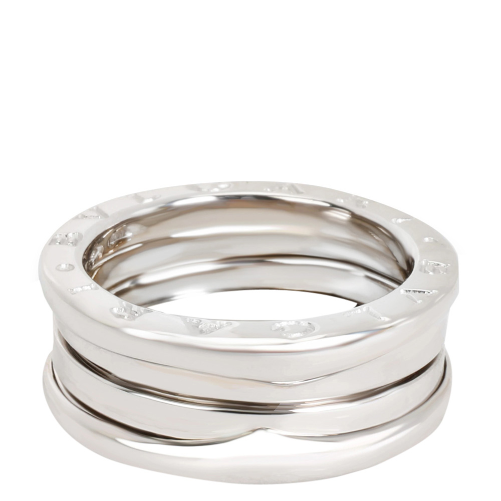 

Bvlgari 18K White Gold Three Band B.Zero 1 Ring Size