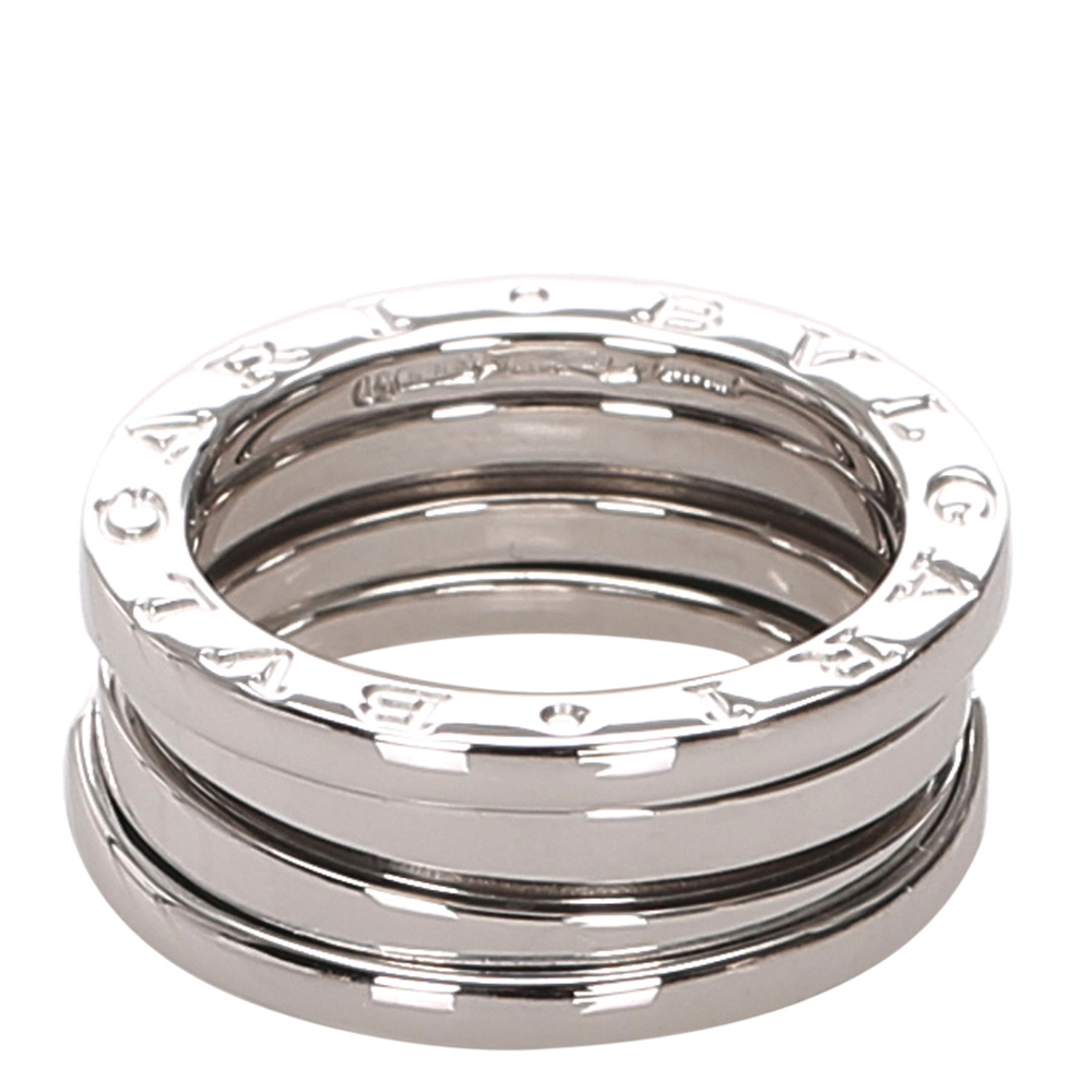 

Bvlgari B.Zero1 Silver 18K White Gold Ring Size