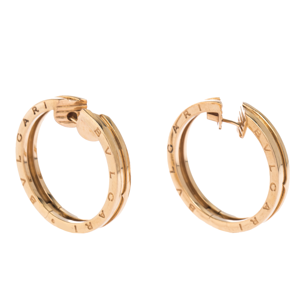 

Bvlgari B.Zero1 18K Rose Gold Hoop Earrings