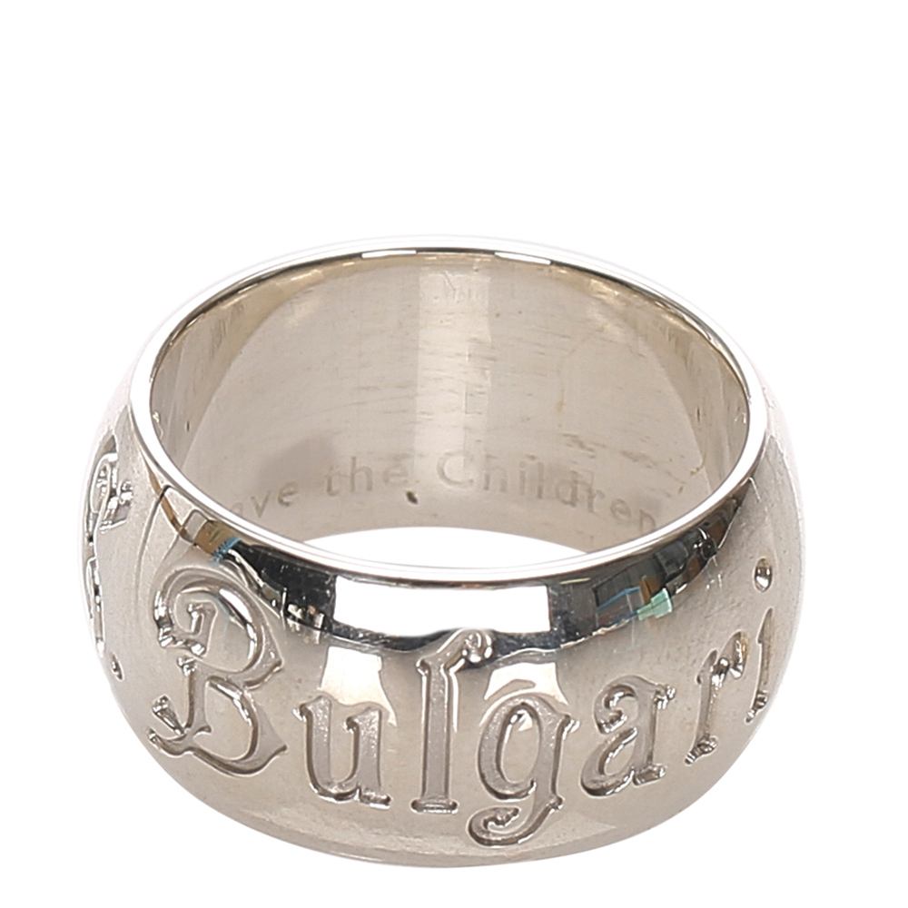 bvlgari sterling silver ring