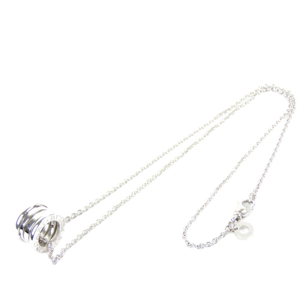 

Bvlgari B.Zero1 18K White Gold Pendant Necklace, Silver